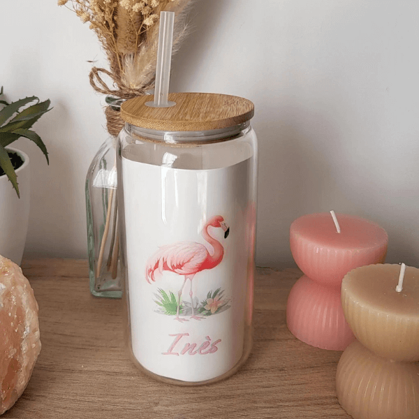 Customizable straw glass